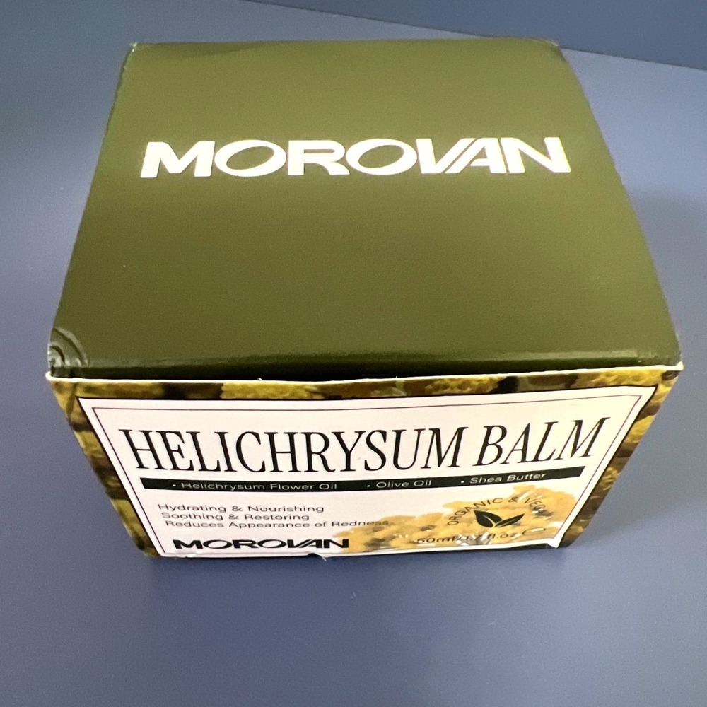 Morovan Balm Helichrysum: Multi-Purpose Skin Balm for Bruises Organic Vegan‎ 1.7